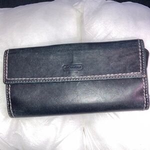 Coach Black Leather Clutch